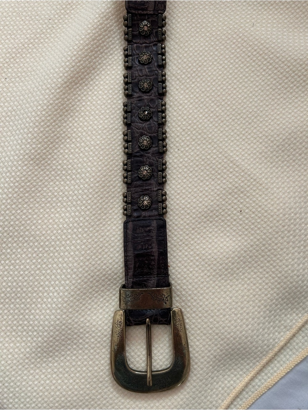 Vintage Berge Italian Leather Belt, women’s never worn